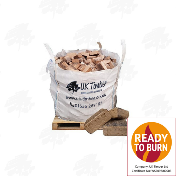 Bulk Bags of Ecofire HotBrix Hardwood Briquettes